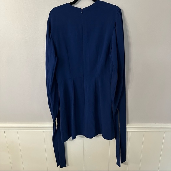 Stella McCartney Women’s Long Tie Sleeve Dress in Midnight Blue Size L, 44 NWT - Picture 12 of 12